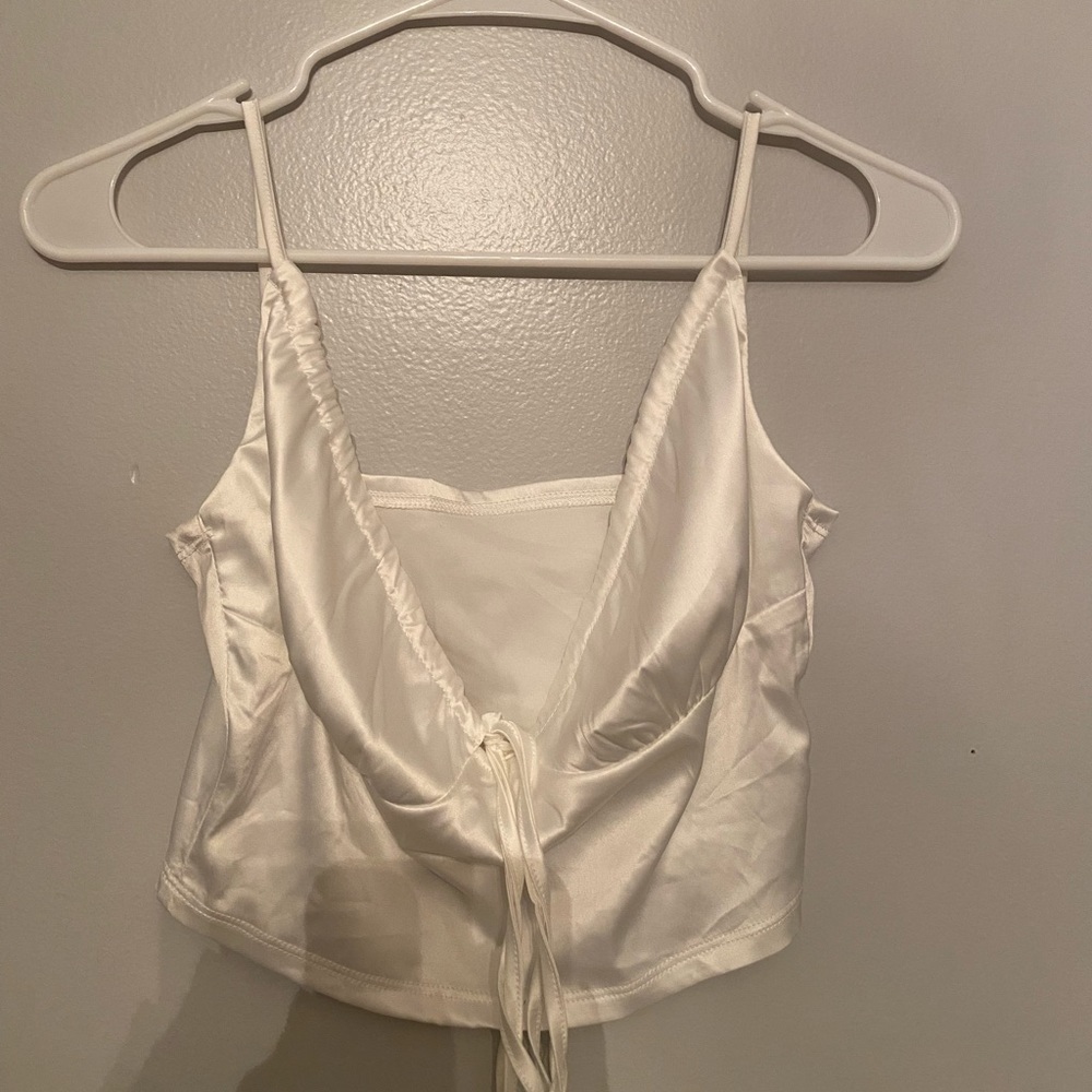 Silk crop top size S!